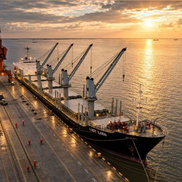 MV LADY ILEEN - Modern multipurpose vessel berthed at port